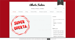 Desktop Screenshot of albertafashion.ro